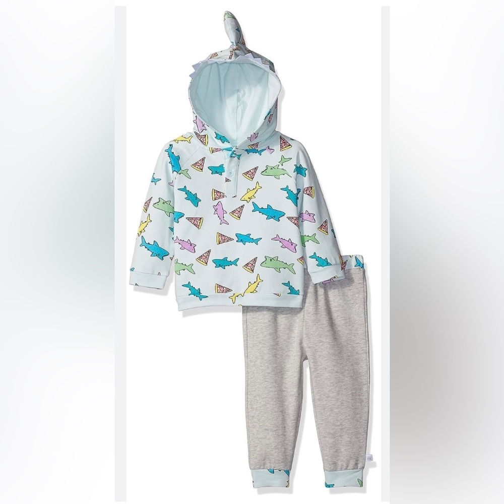 Rosie Pope Pizza Shark Two Piece Set. Size 12 months.